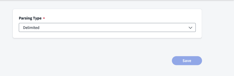 Parsing Settings