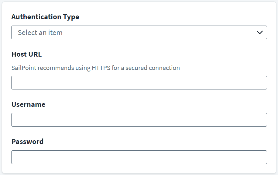 Connection Settings