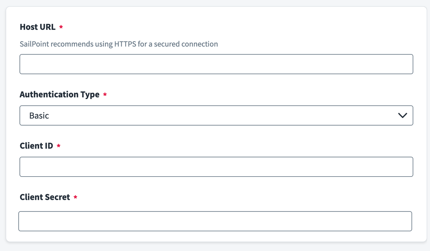 Connection Settings