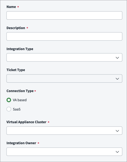 VA Based Connection Type