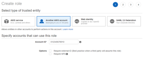 Role for User to Assume